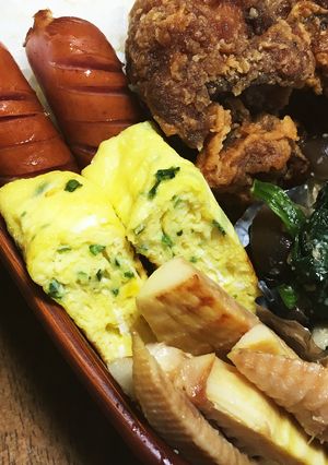 【お弁当】バター香る青のり入り卵焼き-レシピのメイン写真