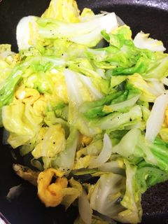 卵と春キャベツ炒め-レシピのメイン写真