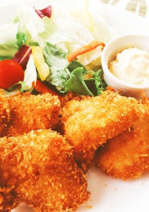 簡単！鶏ムネ肉で柔らかチキンカツ♡-レシピのメイン写真