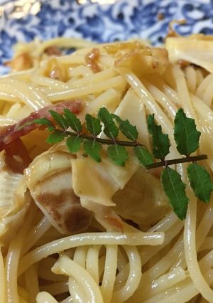 春限定の美味！たけのこペペロンチーノ-レシピのメイン写真