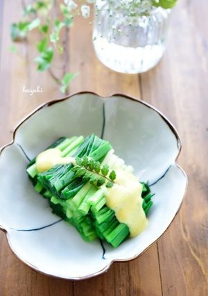 小葱の黄身酢和え-レシピのメイン写真