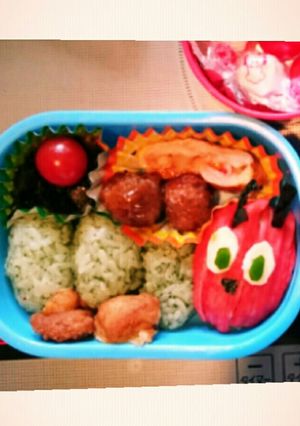 はらぺこあおむし　キャラ弁-レシピのメイン写真