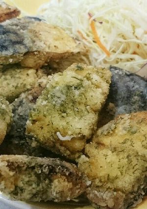 袋で振るだけ！塩サバの磯辺揚げ☆-レシピのメイン写真