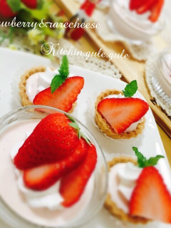 簡単♪いちごのレアチーズ-レシピのメイン写真