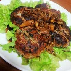 รูปของ 粉豆腐でゆる糖質オフ♪なハンバーグ