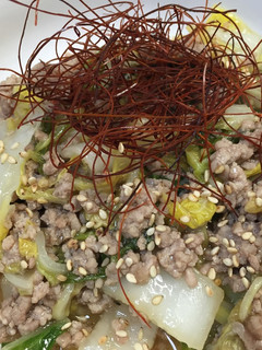 簡単‼ひき肉と白菜の炒め物-レシピのメイン写真