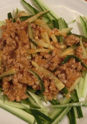 キュウリの肉みそかけ-レシピのメイン写真