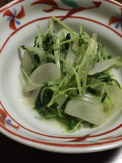 新玉ねぎと水菜のハリハリ炒め-レシピのメイン写真