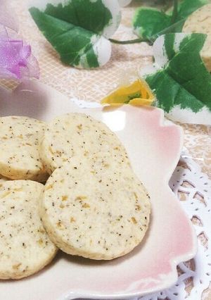 レモンピールと紅茶のクッキー-レシピのメイン写真