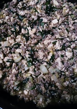 ひき肉とお好み野菜の甘辛味噌炒め-レシピのメイン写真
