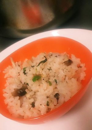 鮭フレークとシソの焼きめし-レシピのメイン写真