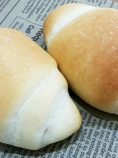 白神こだま&はるゆたか❤手ごね塩パン♪-レシピのメイン写真