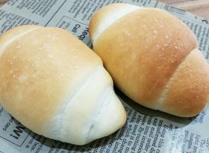 白神こだま＆はるゆたか❤手ごね塩パン♪-レシピのメイン写真
