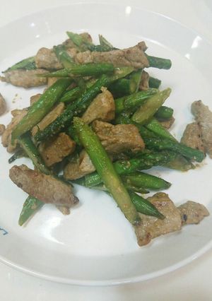 豚肉とアスパラの味噌炒め-レシピのメイン写真