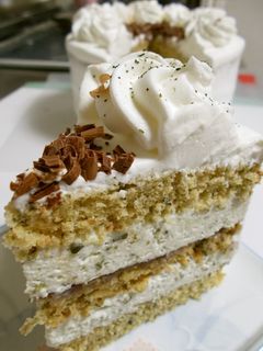煎茶(緑茶)の和風デコレーションケーキ♡-レシピのメイン写真