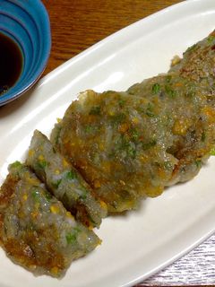 しそ香る、もちもち♪レンコンお焼き-レシピのメイン写真