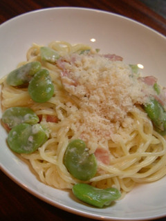 簡単♪そら豆とベーコンのクリームパスタ-レシピのメイン写真
