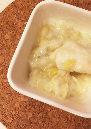 楽チン離乳食◆朝食に！バナナミルクプリン-レシピのメイン写真