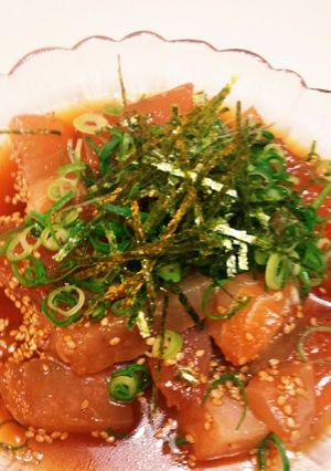 簡単!マグロの漬け-レシピのメイン写真