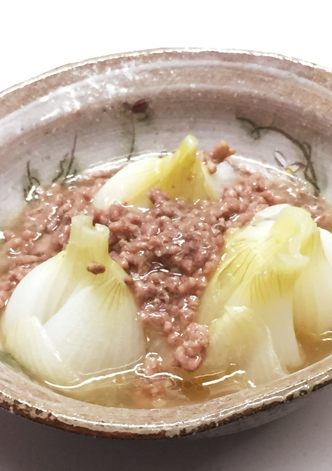 新たまねぎのそぼろ煮-レシピのメイン写真