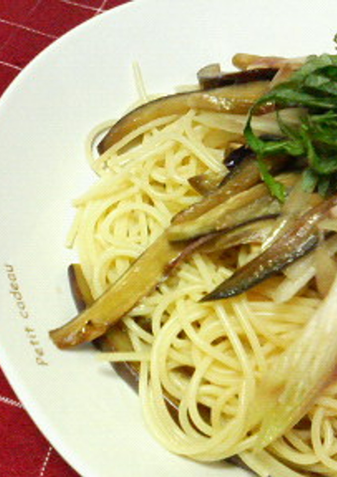 ナスとみょうがの♡夏野菜和風パスタ♡-レシピのメイン写真