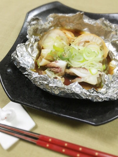 新鮮ホタテとイカのホイル焼き-レシピのメイン写真