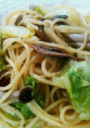 簡単☆アンチョビと春キャベツのパスタ-レシピのメイン写真