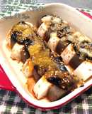 長芋と蒟蒻の味噌田楽チーズ焼き