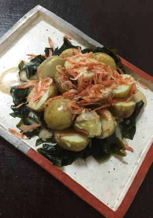まるごとじゃがいもの磯の香ごまドレサラダ-レシピのメイン写真