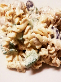 キュウリとミックスビーンズのパスタサラダ-レシピのメイン写真