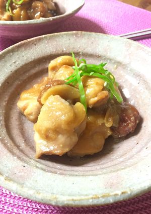 鶏肉の生姜はちみつ梅味噌煮-レシピのメイン写真