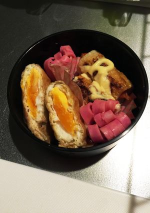 油揚げの卵落とし-レシピのメイン写真