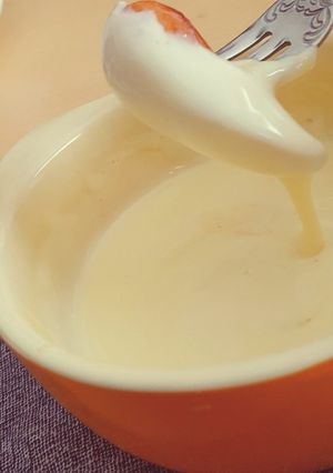 節約！スライスチーズでチーズフォンデュ-レシピのメイン写真
