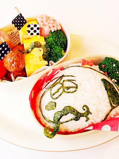 おひげスヌーピー弁当〜♪-レシピのメイン写真