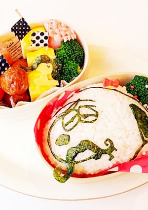 おひげスヌーピー弁当〜♪-レシピのメイン写真