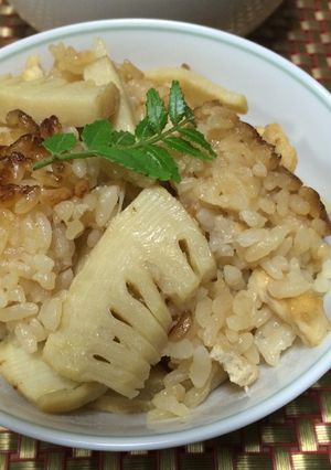 お焦げも美味しい！ゴロンと贅沢！筍ご飯-レシピのメイン写真