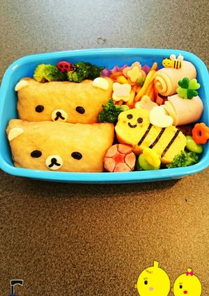 簡単！リラックマお稲荷さん！-レシピのメイン写真