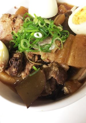 オススメ絶品！！ソーキ&卵&大根の煮物-レシピのメイン写真