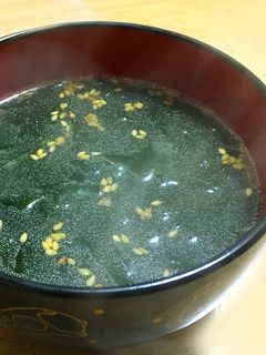簡単わかめスープ-レシピのメイン写真