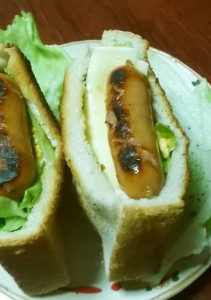 食パンでホットドッグ風-レシピのメイン写真