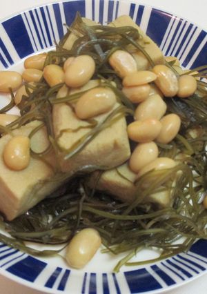 オヤジの「地味~な高野豆腐煮」-レシピのメイン写真