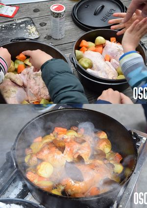 OSC ダッチオーブン ローストチキン-レシピのメイン写真