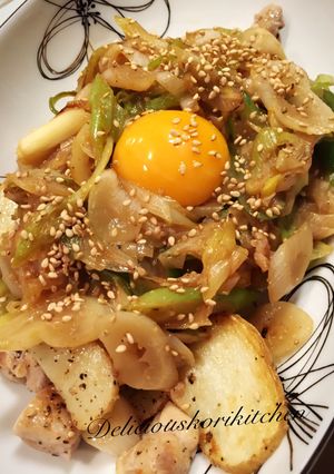 残り物救済レシピ♡ポテトチキンねぎ味噌-レシピのメイン写真