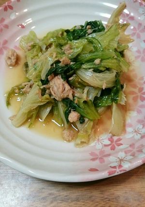 【簡単】レタチー炒め-レシピのメイン写真
