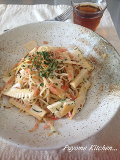 筍と桜えびのパスタ-レシピのメイン写真