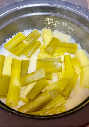 米と酒の蒸気で蒸す極上ネギご飯-レシピのメイン写真