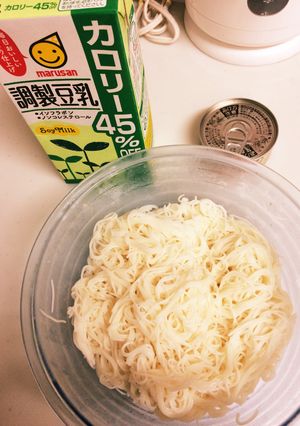 そうめんで簡単トマトクリームソース-レシピのメイン写真