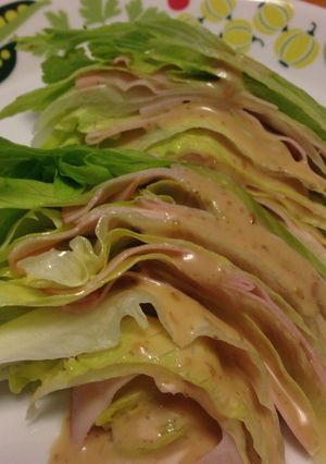 まるごとレタスのシャキシャキサラダ-レシピのメイン写真