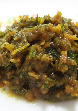 人参の葉 de ご飯味噌☆カレー風味-レシピのメイン写真