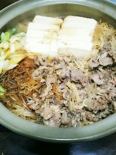 牛小間肉で経済的。我が家のすき焼き風。-レシピのメイン写真